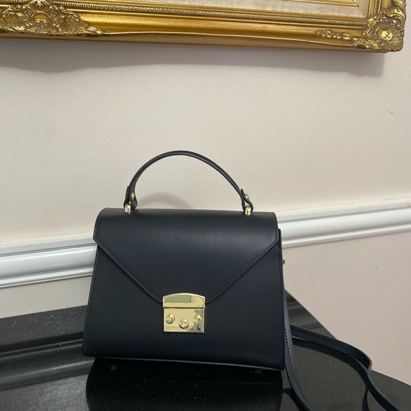 Camelia Roma leather shoulder Black handbag - Picture 3 of 14